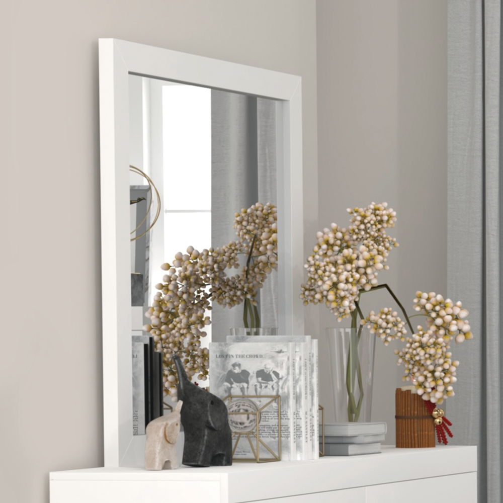 Casilda - Mirror - White