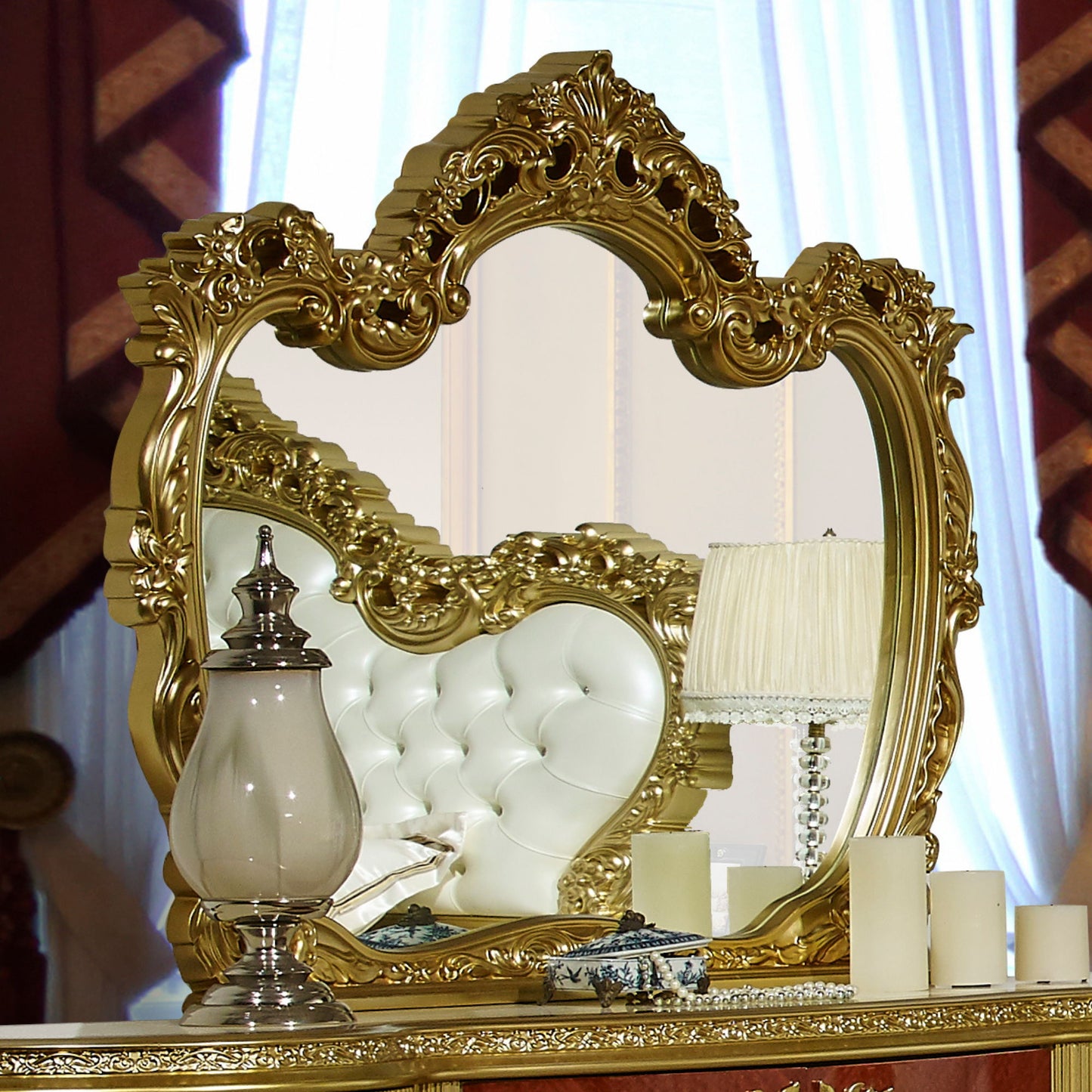 HD-5138 - Bedroom Mirror - Gold