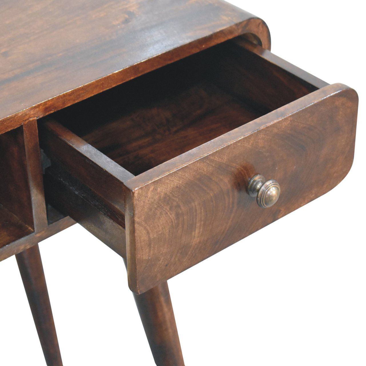 Curved Writing Desk - Walnut