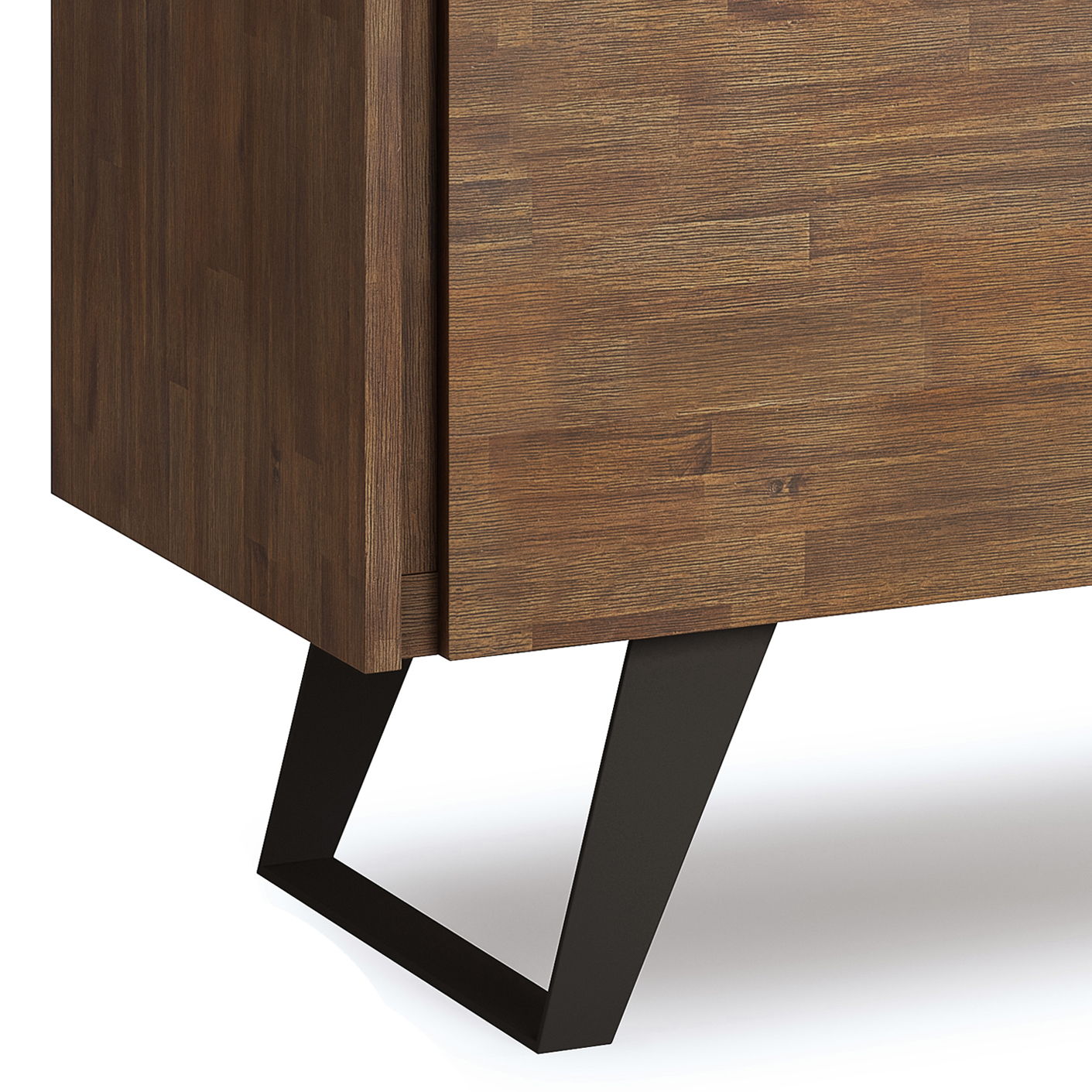 Lowry - Medium Storage Cabinet - Rustic Natural Aged Brown