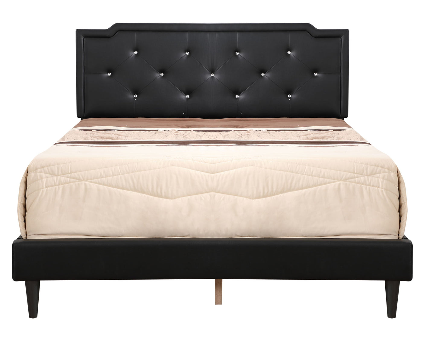 Deb - Queen Bed For Modern Bedrooms - Black