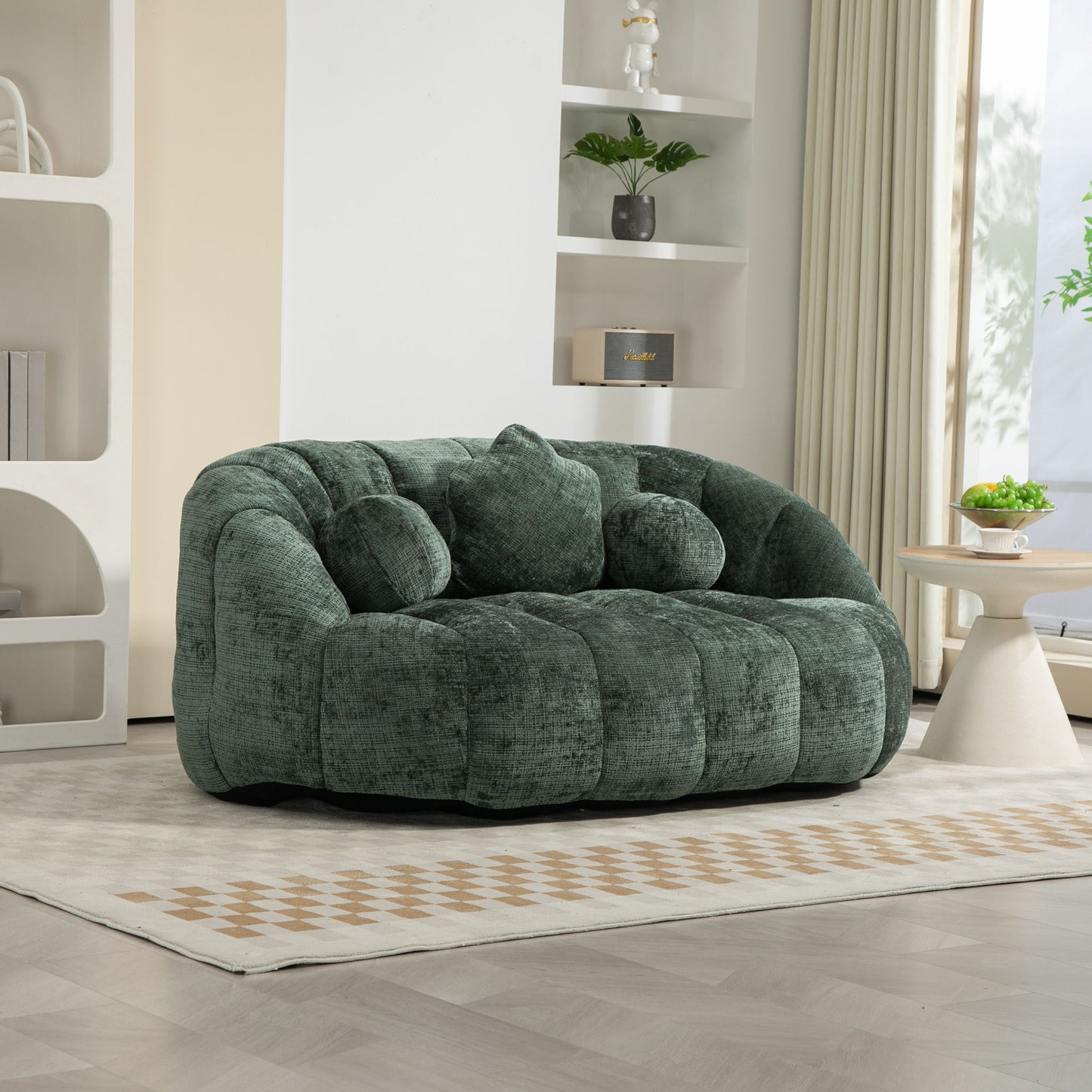 Bean Bag Lazy Sofa Durable Comfort Lounger High Back Bean Bag Chair Couch