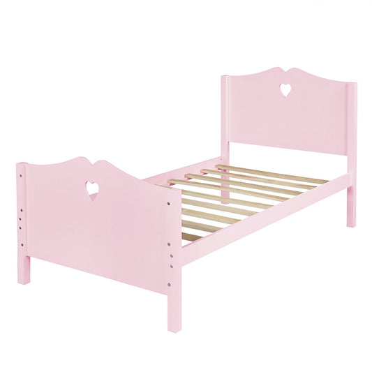 Platform Bed With Slat Support And Headboard And Footboard