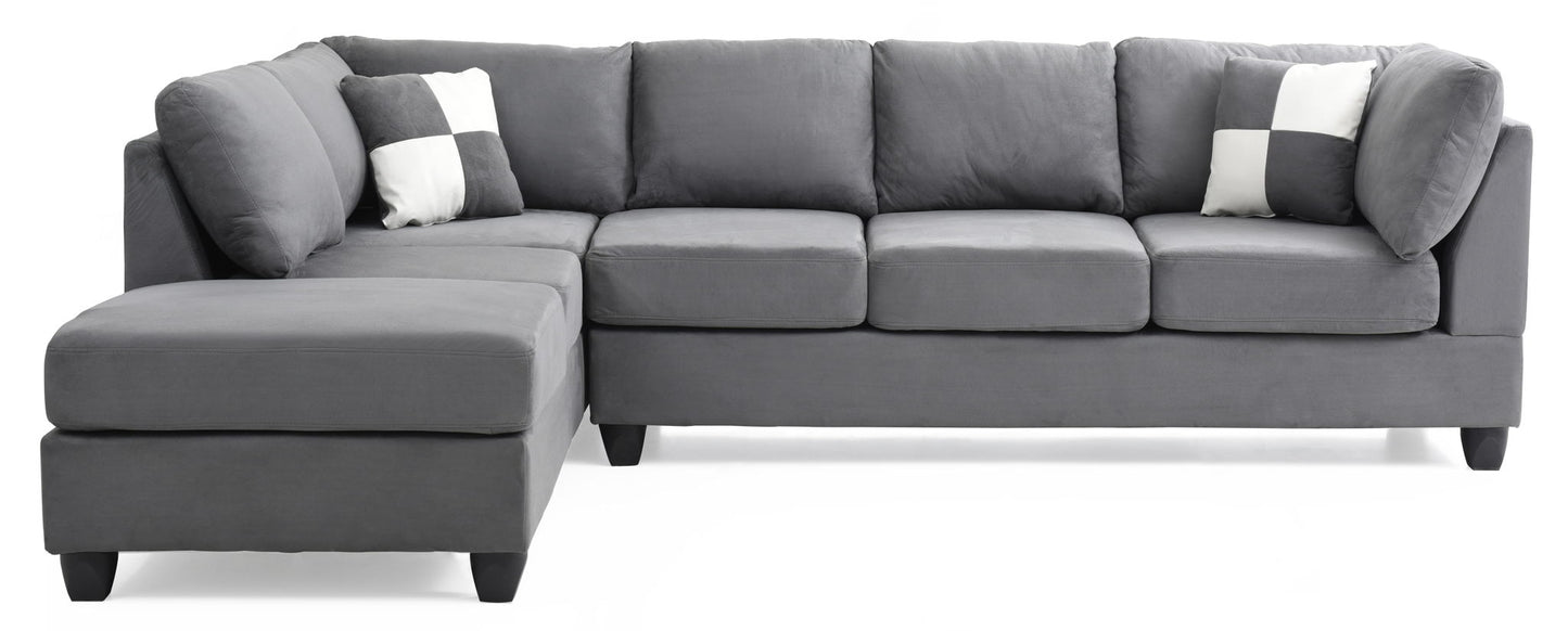 Malone - Versatile Sectional - Gray