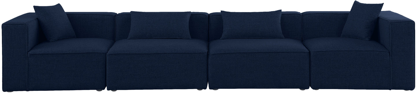 Cube - Linen Modular 4 Seat Sofa