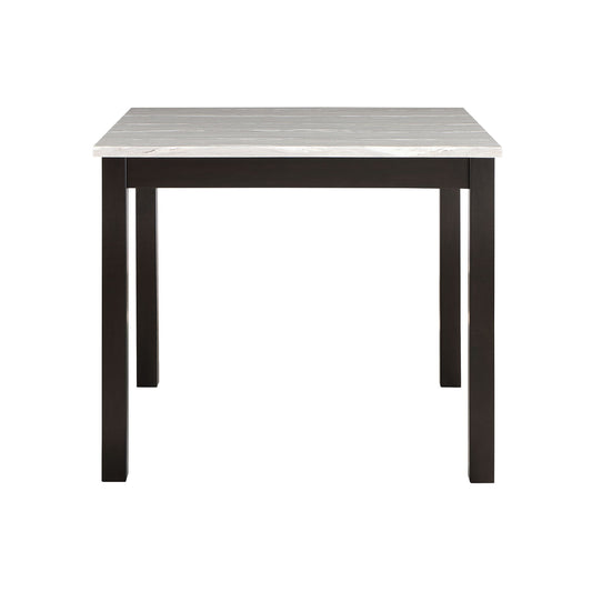 Leon - Bar Table And 4 Bar Stools - Espresso / White