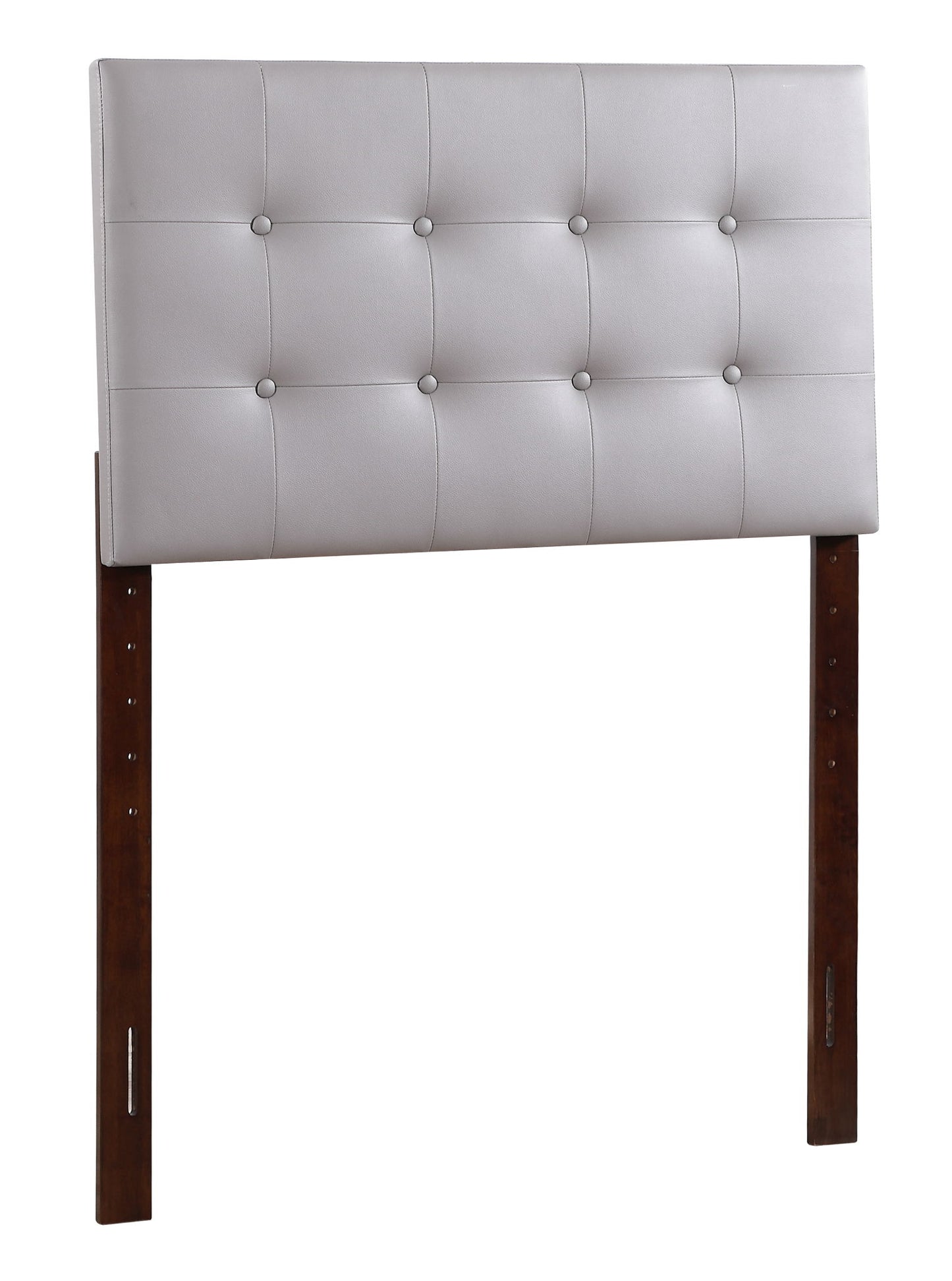 Twin Stylish Adjustable Headboard - Light Gray