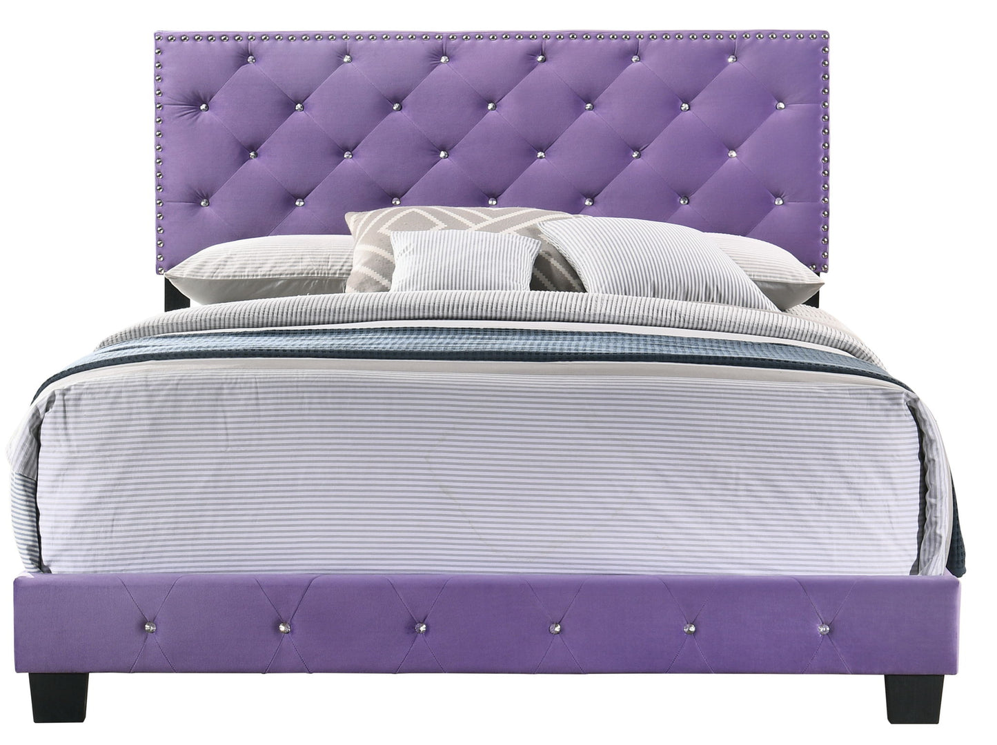 Suffolk - Queen Bed - Purple