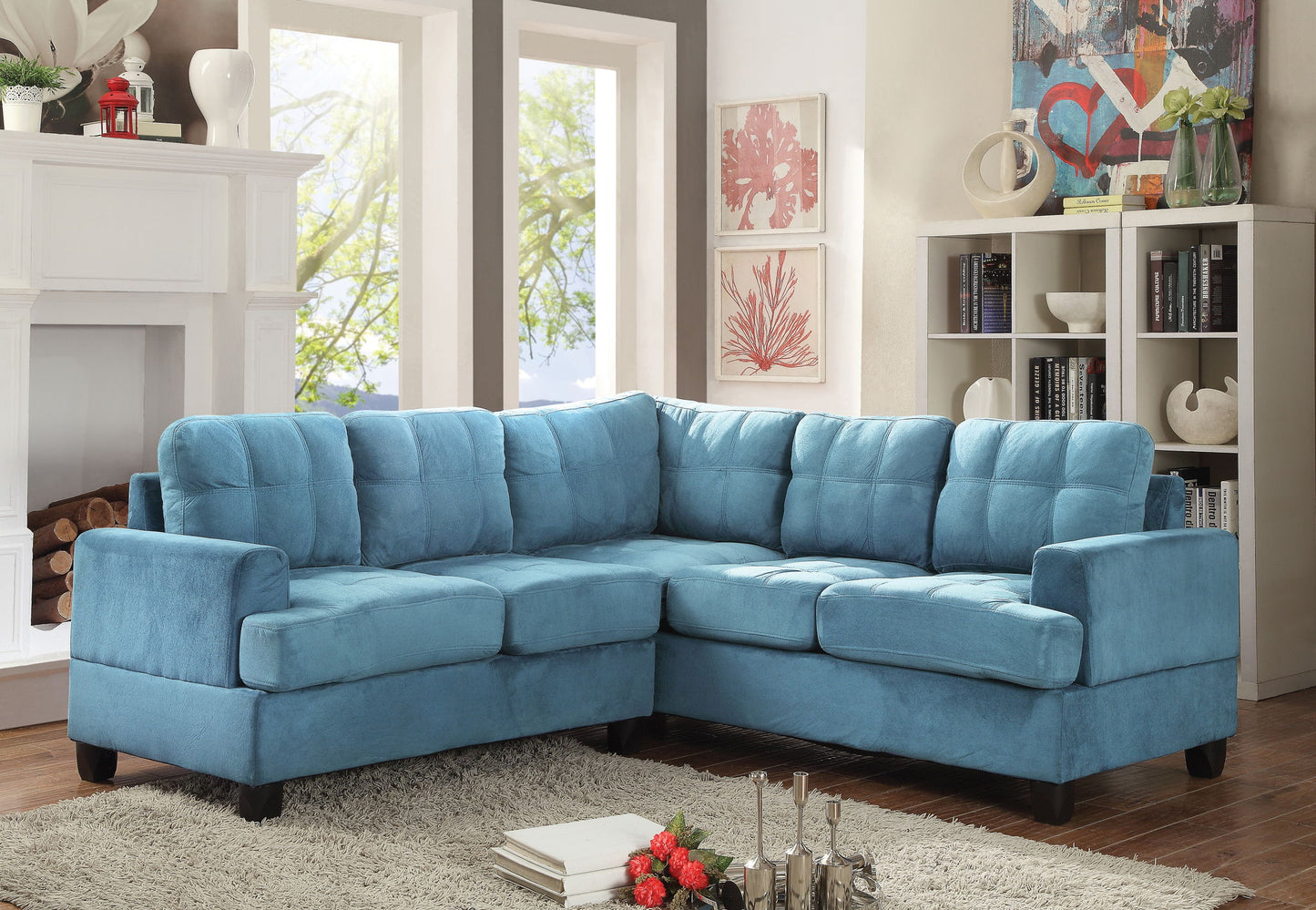 Sandridge - Sectional - Aqua