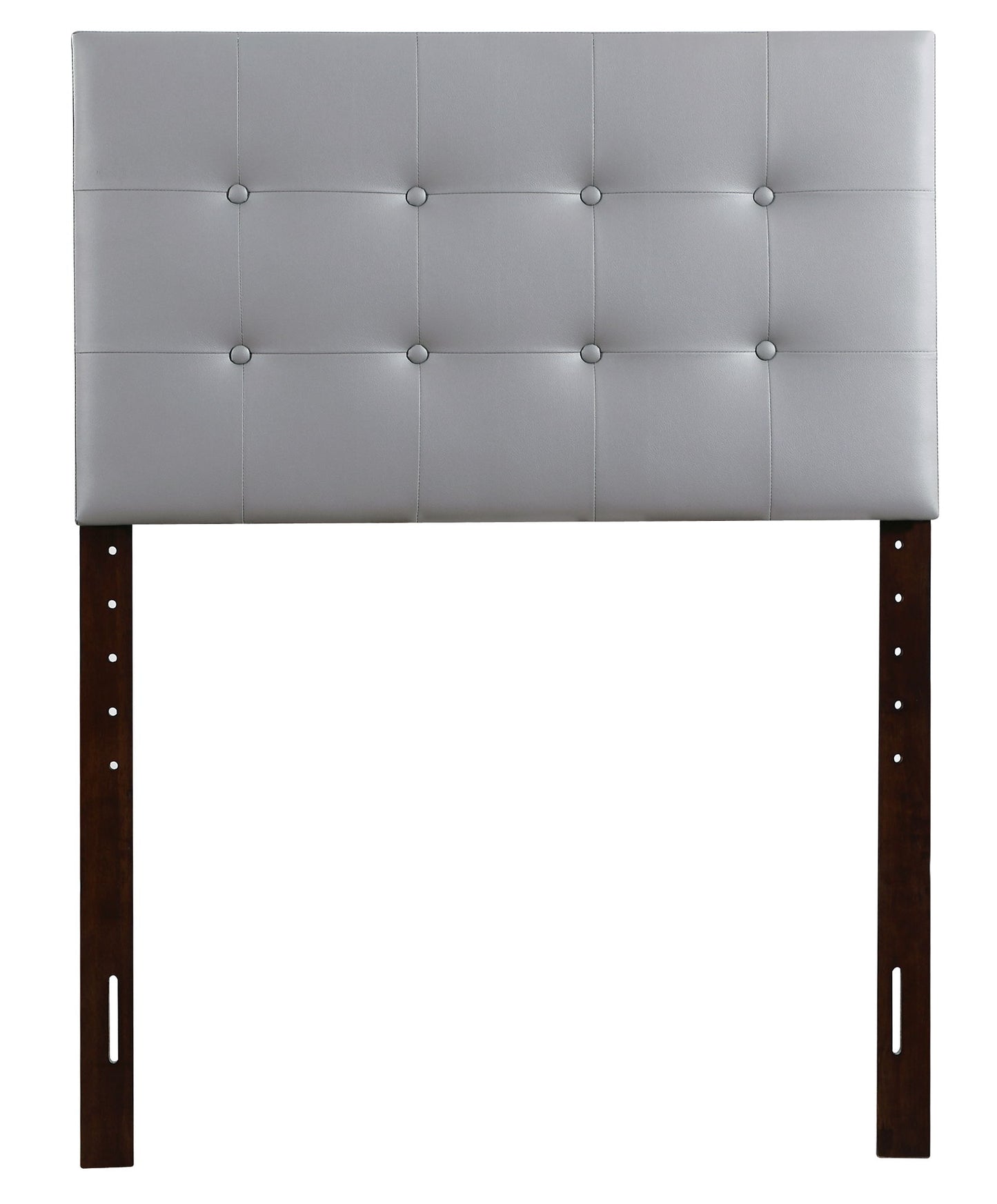 Twin Stylish Adjustable Headboard - Light Gray