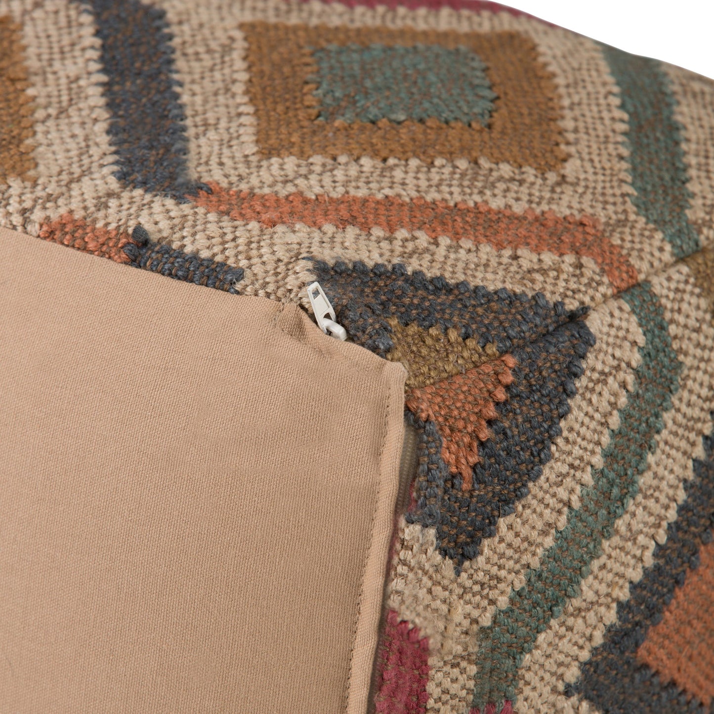 Johanna - Square Pouf - Multicolor