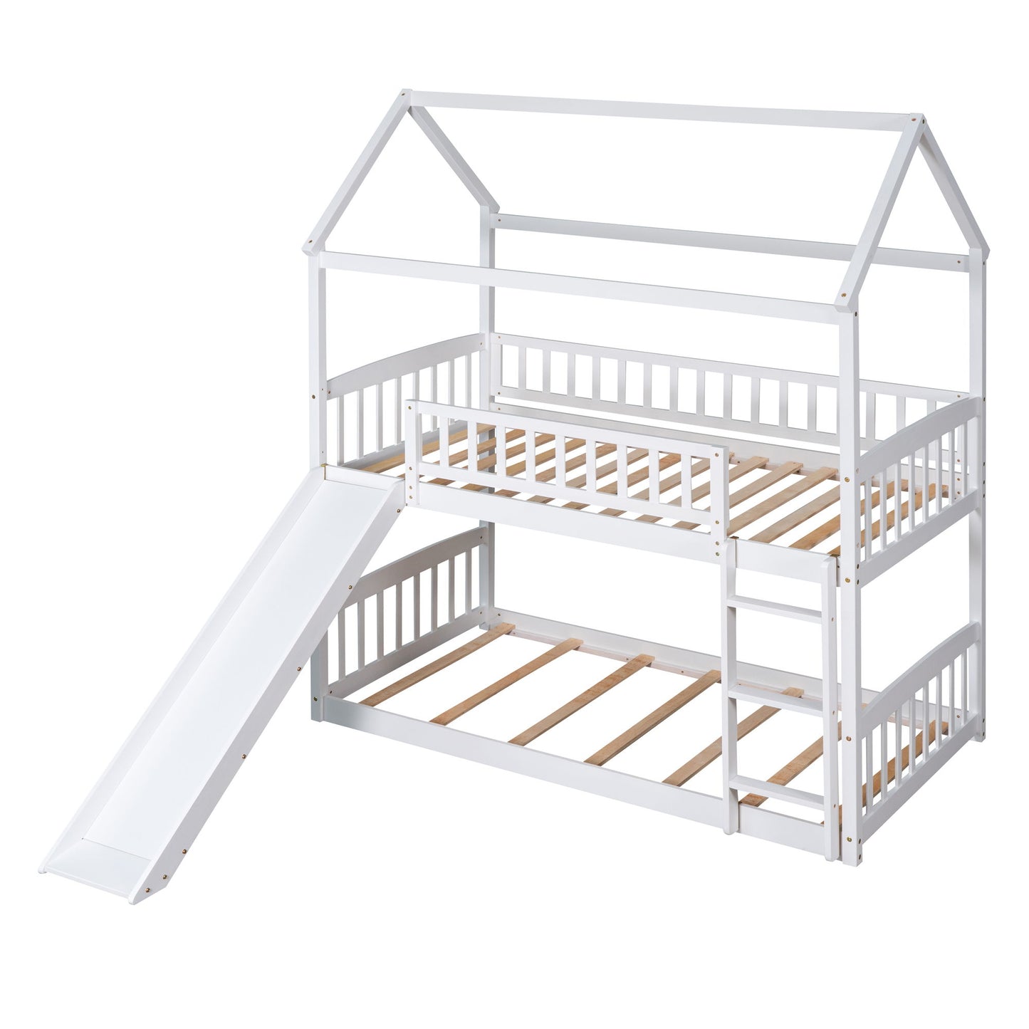 Bunk Bed With Slide, House Bed With Slide