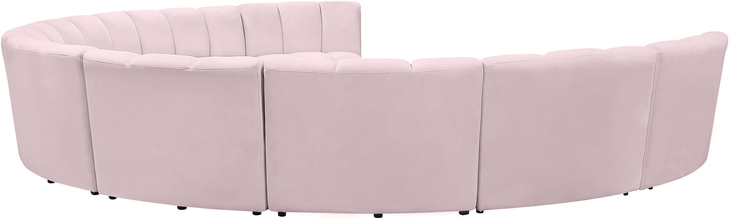 Infinity - 9 Piece Velvet Modular Sectional