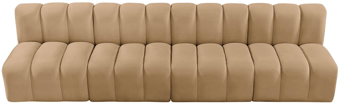 Arc - Velvet 4 Seats Modular Sofa