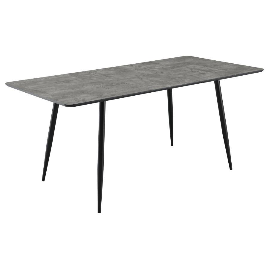 Horizon - 63" Butterfly Leaf Extension Dining Table - Gray