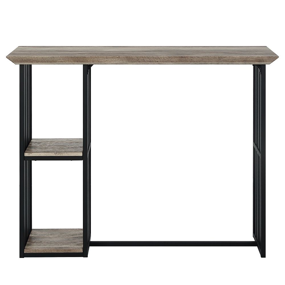 Zudora - Counter Height Table - Oak & Sandy Black