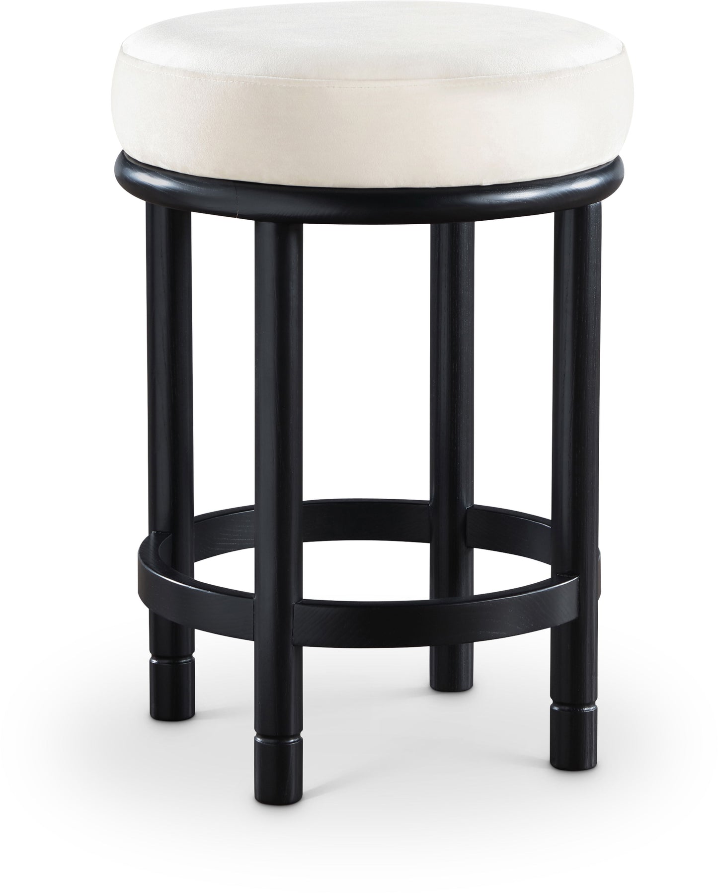 Monette - Counter Stool With Black Base