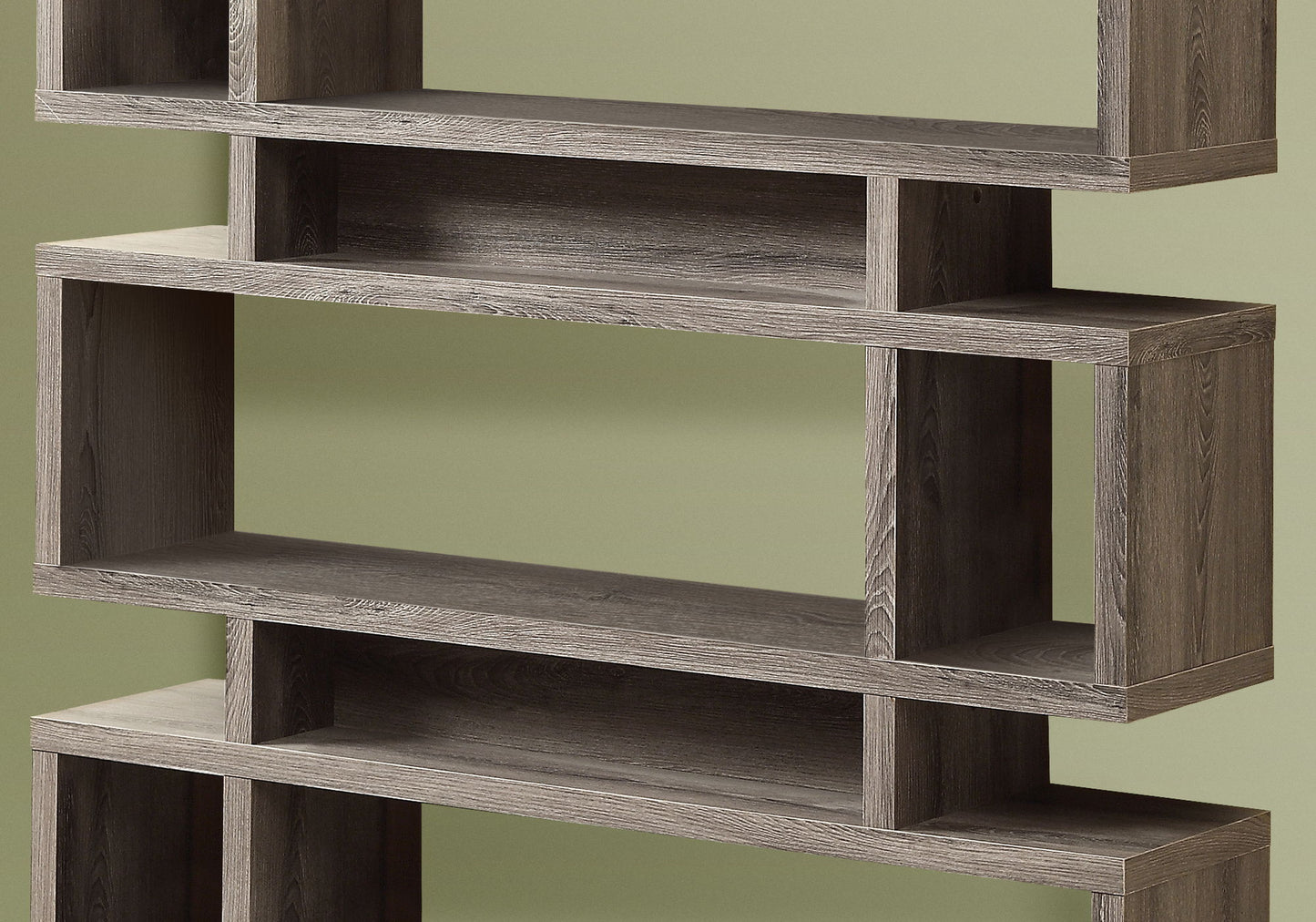 Etagere Bookcase 4 Tier For Office - Taupe
