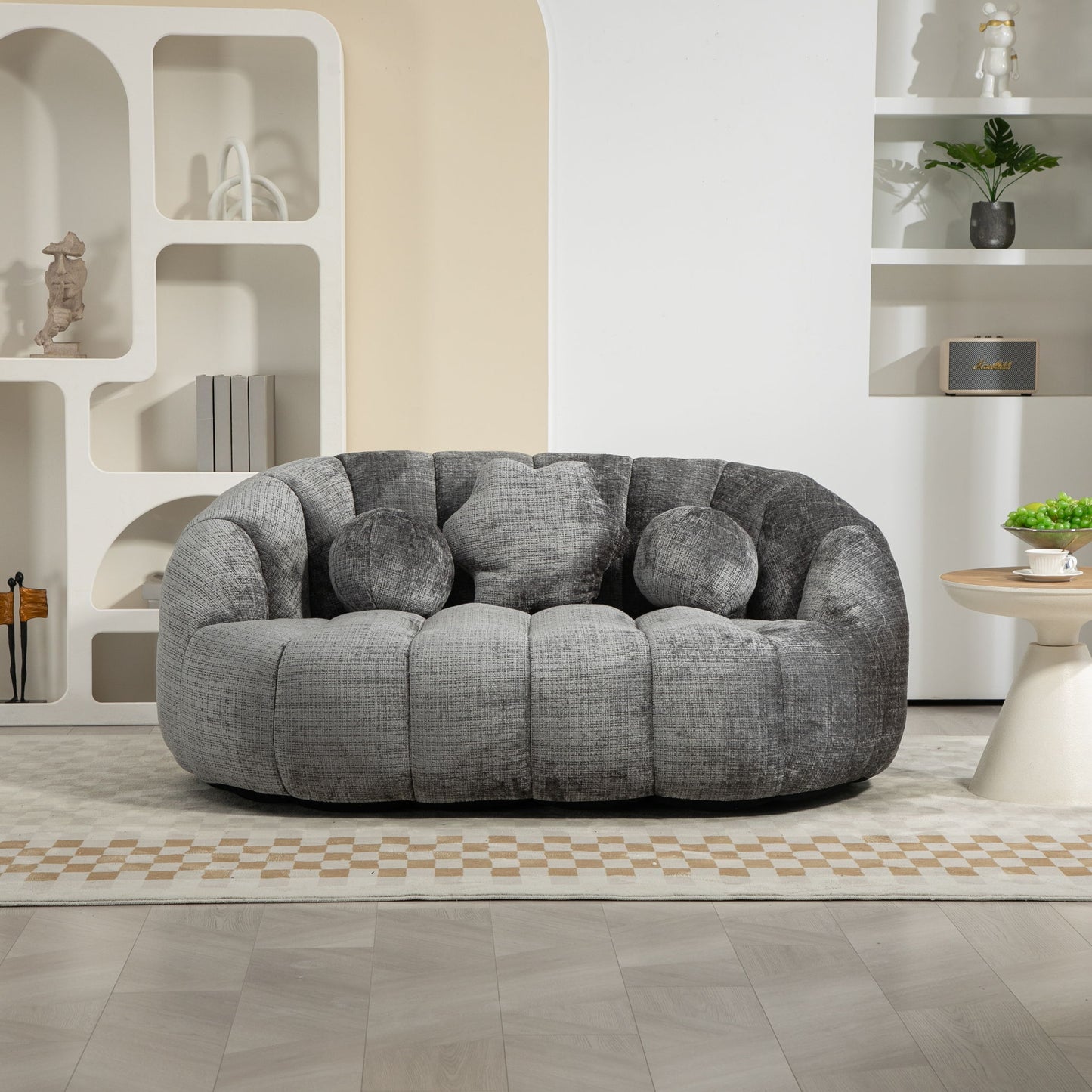 Bean Bag Lazy Sofa Durable Comfort Lounger High Back Bean Bag Chair Couch