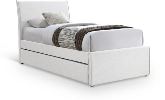 Myles - Linen Twin Trundle Bed