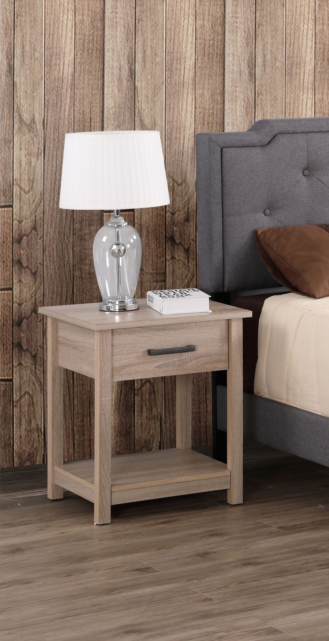 Salem - Nightstand - Brown