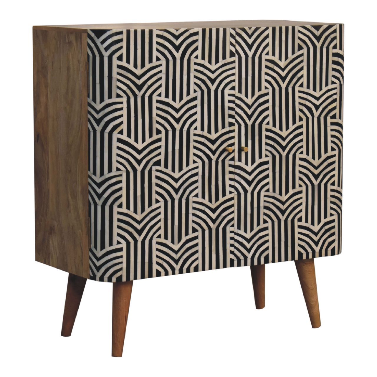 Inlay - Edessa Bone Cabinet - Black