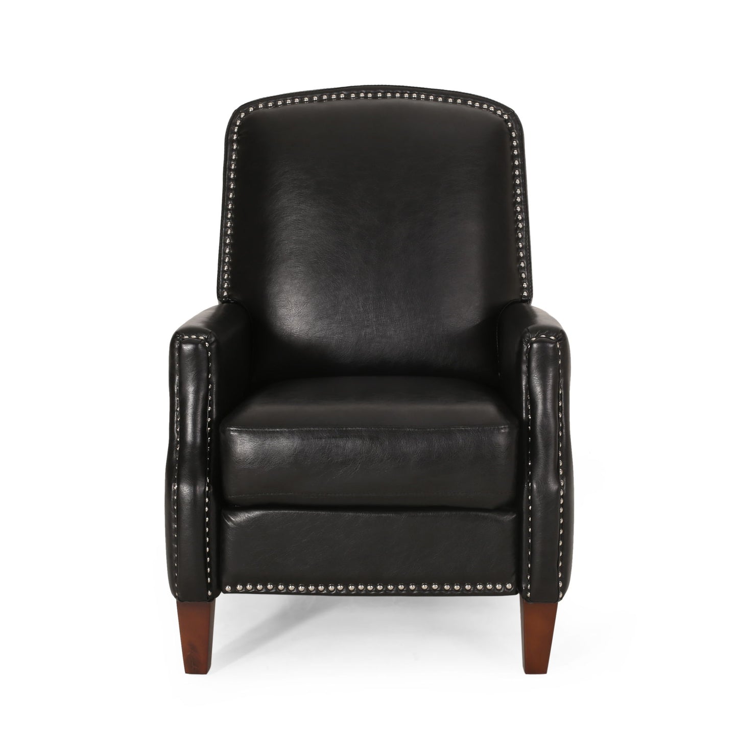 Recliner Chair With Rivets - Black