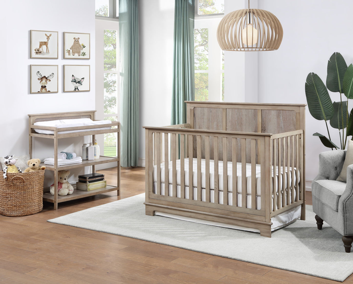 Grayson - Changing Table - Rustic Alpine