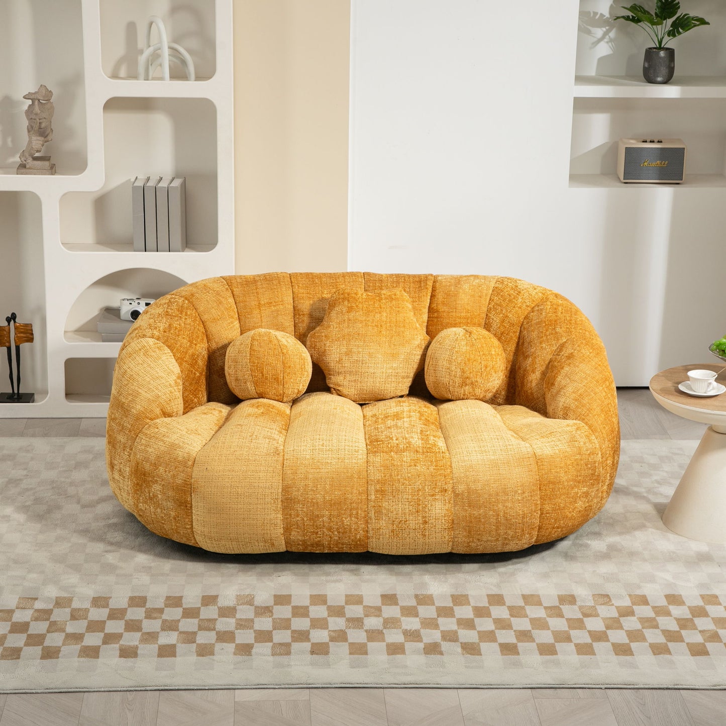 Bean Bag Lazy Sofa Durable Comfort Lounger High Back Bean Bag Chair Couch