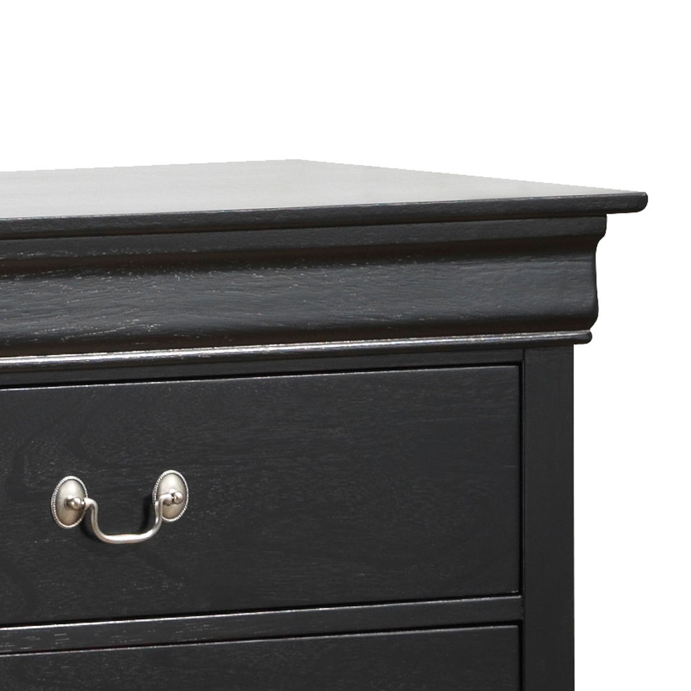 Elegant Traditional Storage Dresser - Black