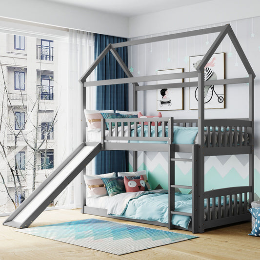 Bunk Bed With Slide, House Bed With Slide