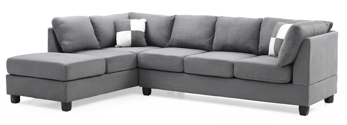 Malone - Versatile Sectional - Gray