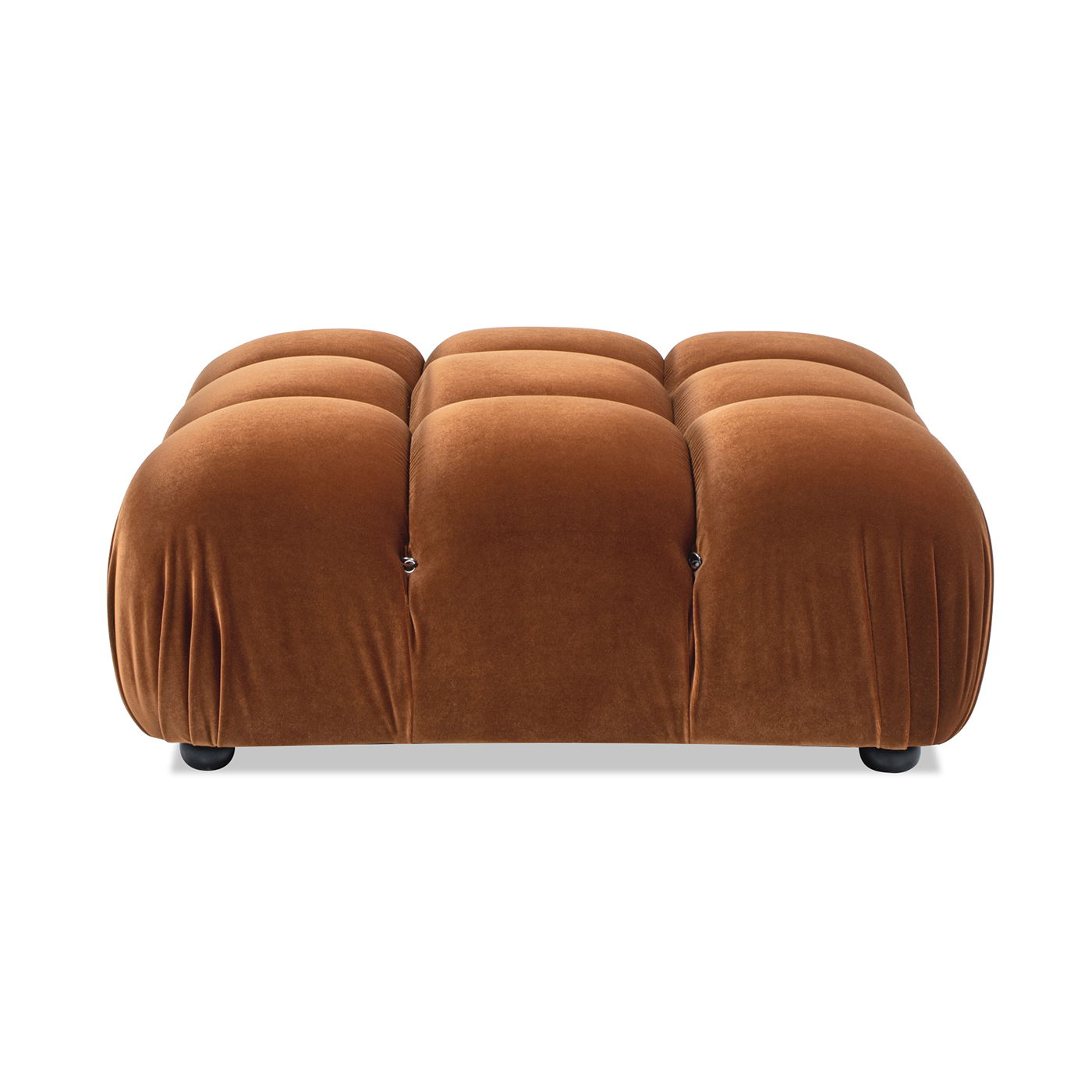 Marcel - Bubble Modular Modern Cocktail Ottoman - Orange