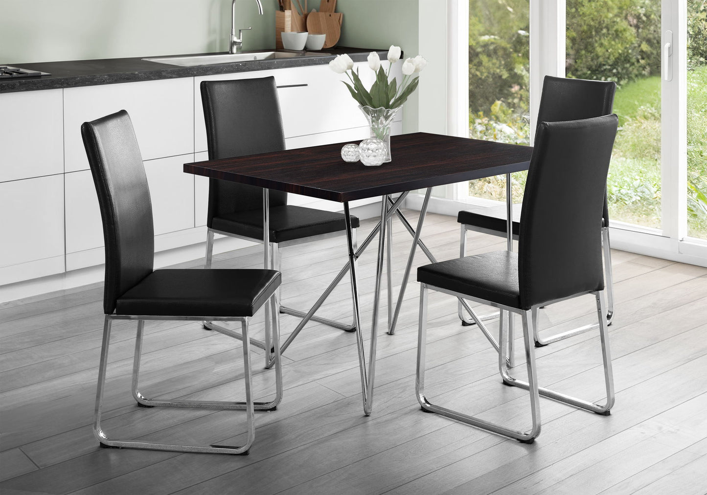 Rectangular Small Dining TableContemporary & Modern - Espresso