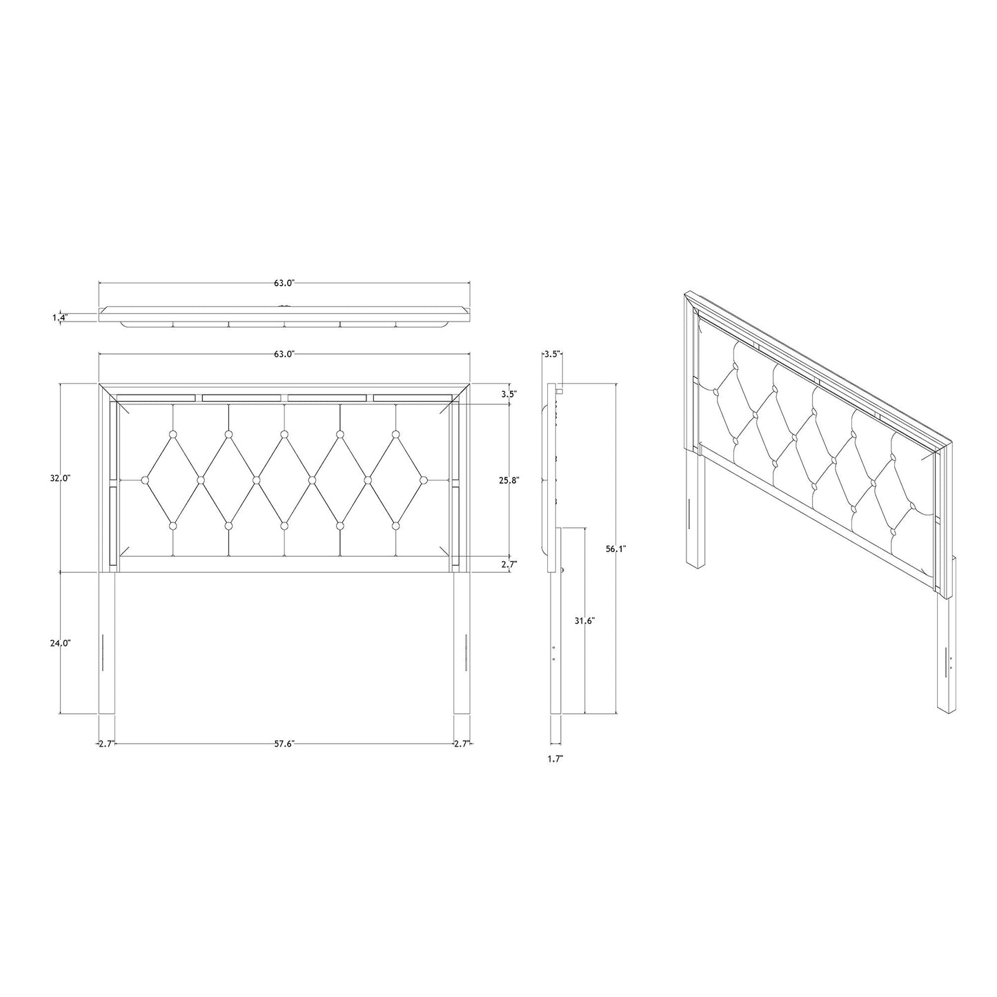 Chloe - Elegant Design Bed