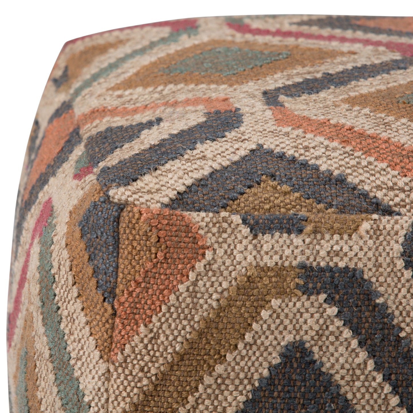 Johanna - Square Pouf - Multicolor