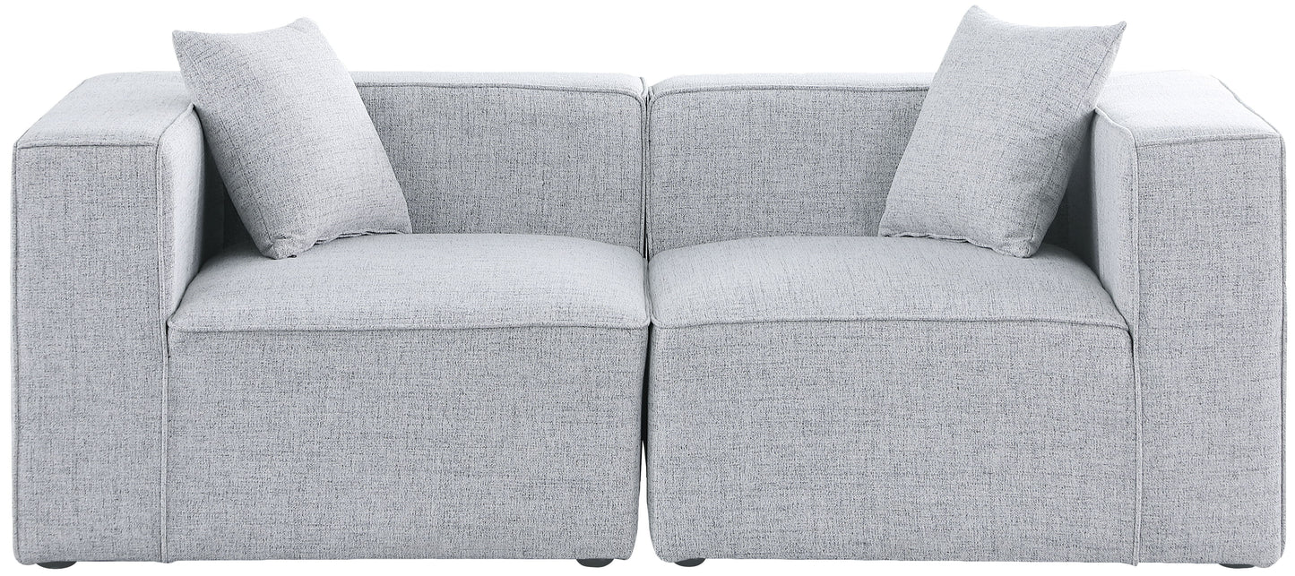 Cube - Linen Modular 2 Seat Sofa