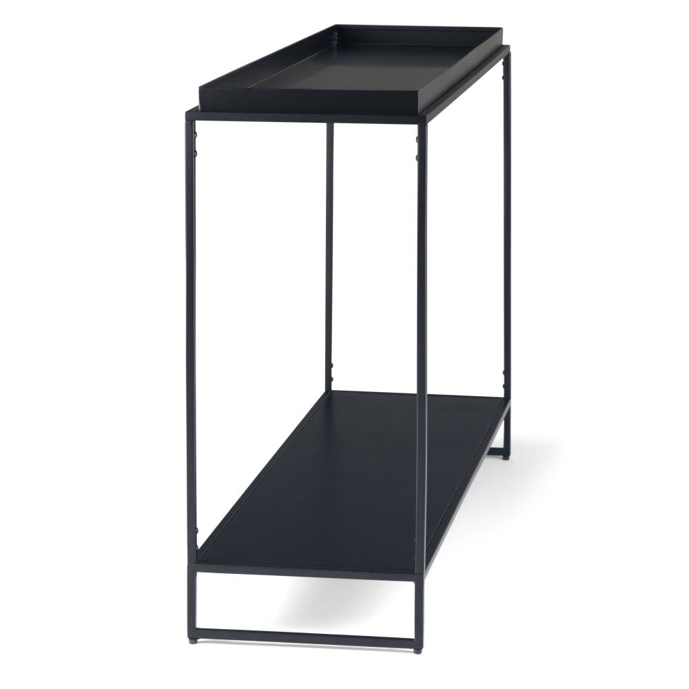 Garner - Tray Top Console Table - Black