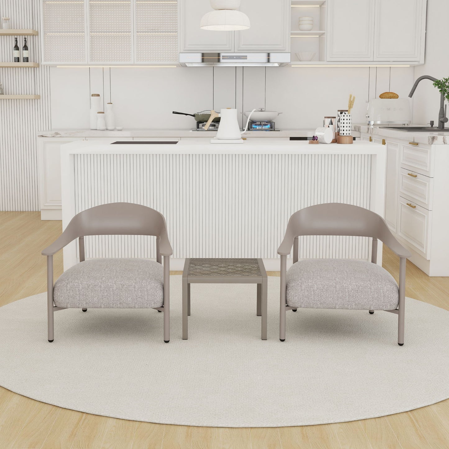 Furniture Set With Seat Cushions, Sturdy And Durable