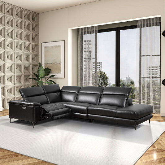 Zander - Reclining Sectional Sofa - Black