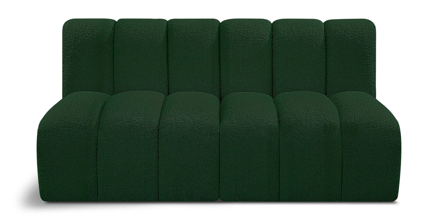 Arc - Boucle Fabric 2 Seats Modular Sofa