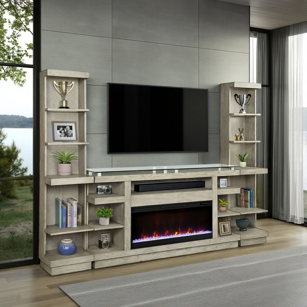 Celino - BookShelf Pier, (Set of 2) - Sandstone