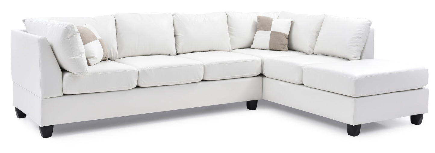 Malone - Sectional - White