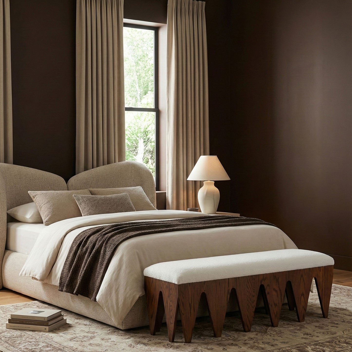 Altair - Bench - Dark Brown Base