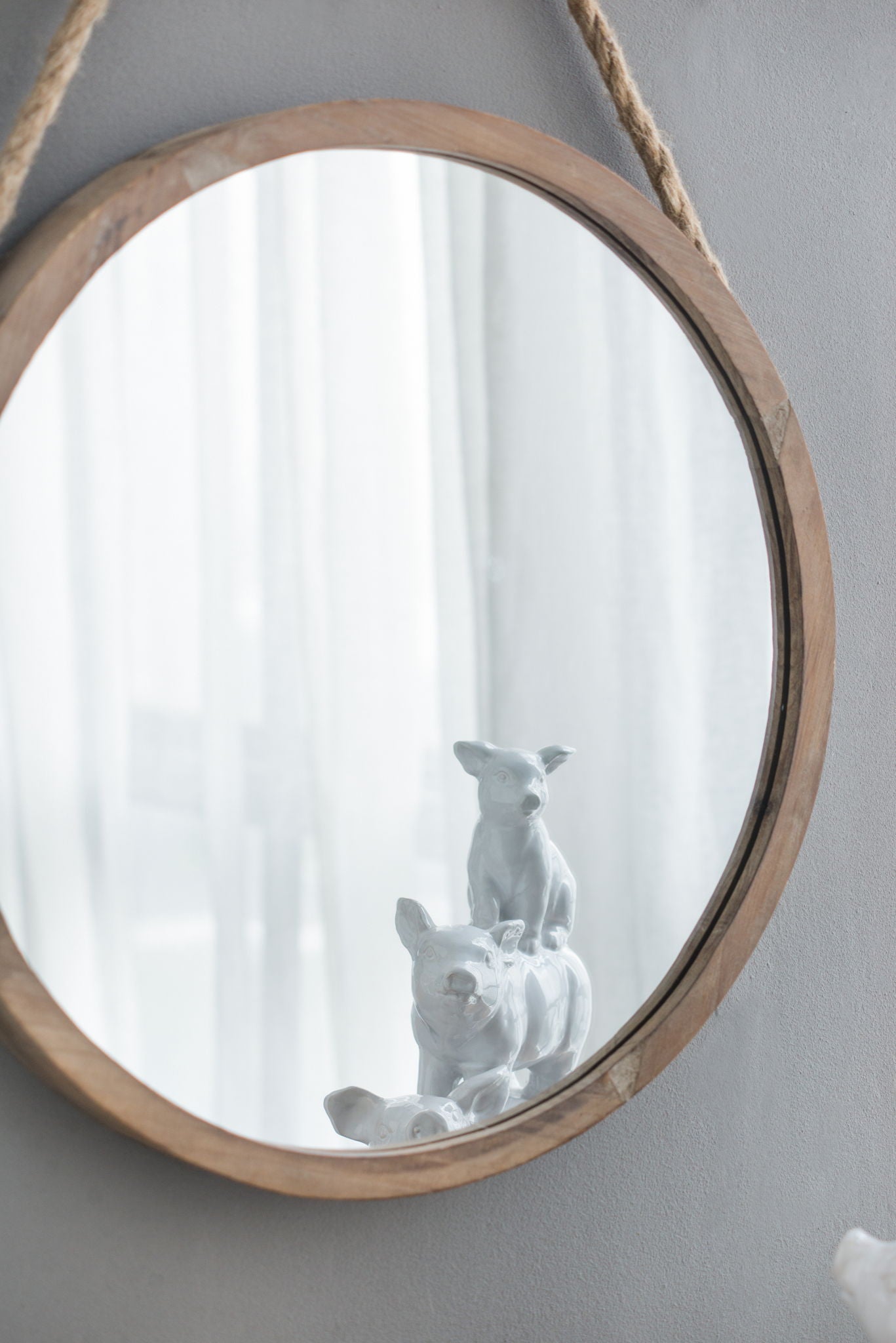 Rally - Wood Mirror - Brown