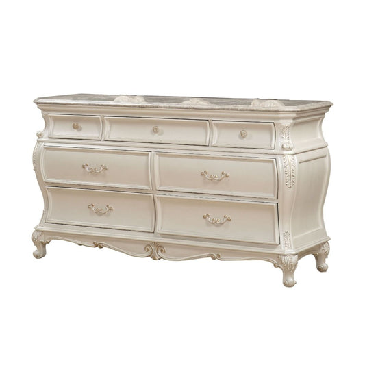 Chantelle - Dresser - Pearl White Finish