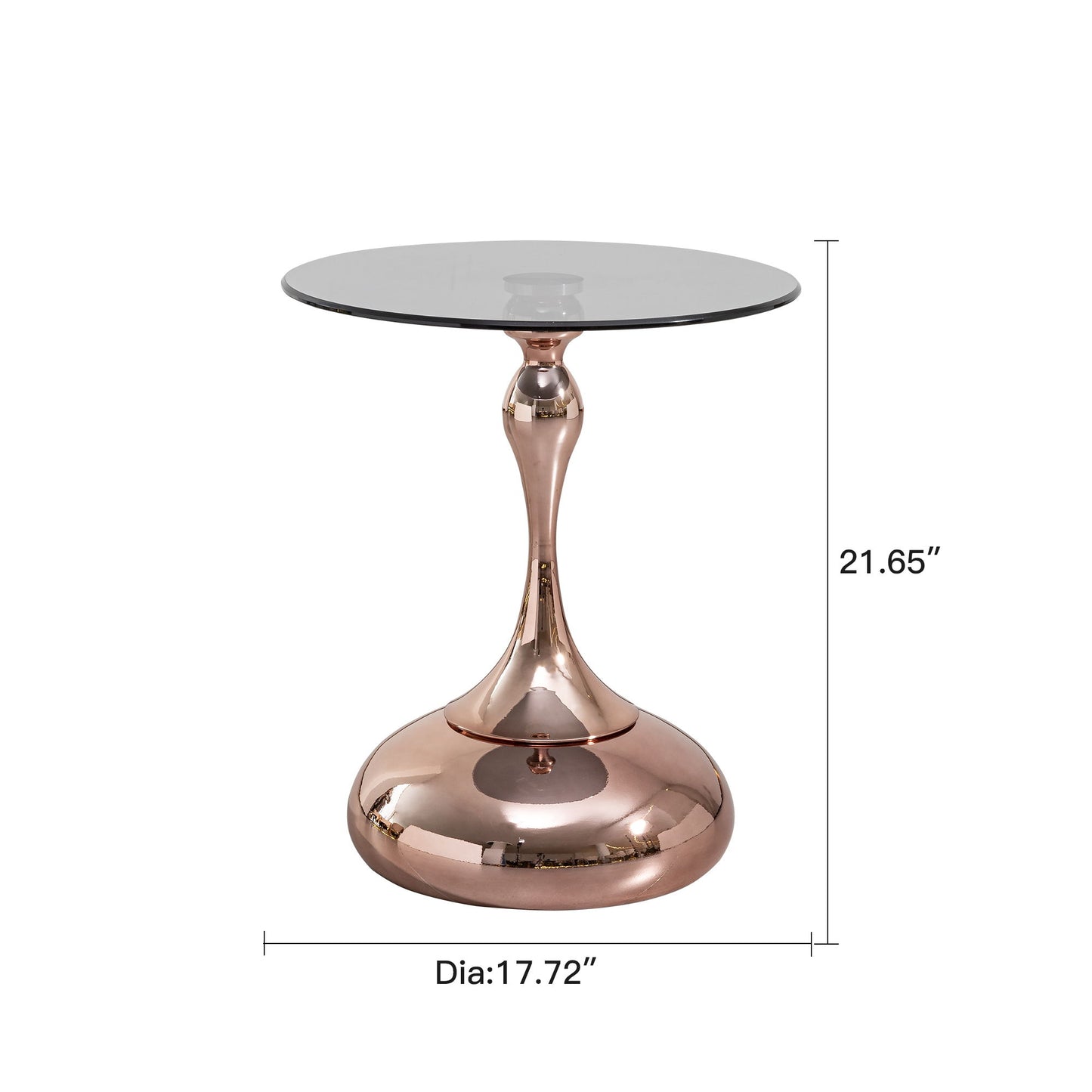 Modern Minimalist Coffee Table With Steel Legs And Tempered Glass Top