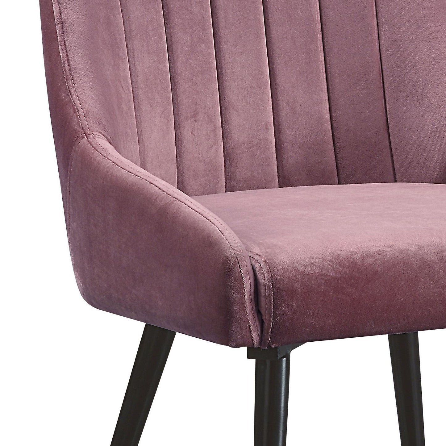 Riley - Side Chair (Set of 2) - Pink / Black
