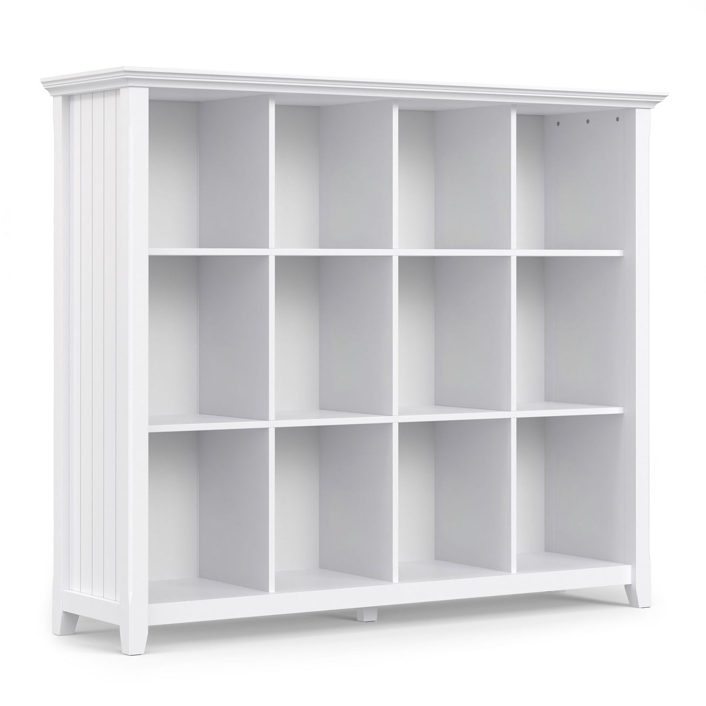 Acadian - 12 Cube Storage - White