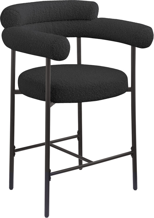 Blake - Counter Stool With Black Base (Set of 2)